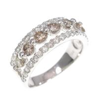 K18WG ダイヤモンドリング