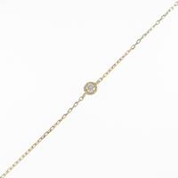 アガット ダイヤモンドブレスレット