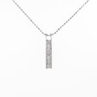 K18WG ダイヤモンドネックレス