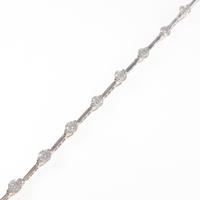 K18WG ダイヤモンドブレスレット