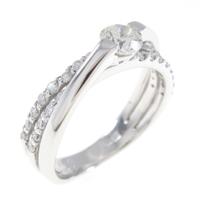 K18WG ダイヤモンドリング