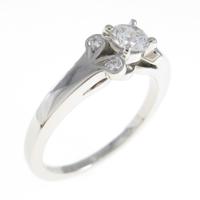 カルティエ バレリーナ リング 0．25ct・F・VVS2・3EXT