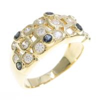 750YG サファイヤリング