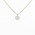 K18YG ダイヤモンドネックレス 0．707ct・J・I1・GOOD
