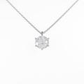 【リメイク】プラチナダイヤモンドネックレス 2．013ct・H・SI2・FAIR