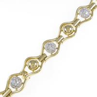 750YG／750WG ダイヤモンドブレスレット