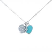 ティファニー リターントゥティファニー ミニ ダブル ハートタグ ネックレス