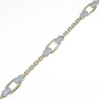 K18YG／K18WG ダイヤモンドブレスレット