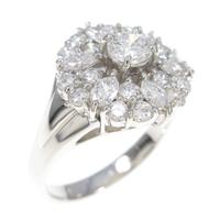 PT フラワー ダイヤモンドリング