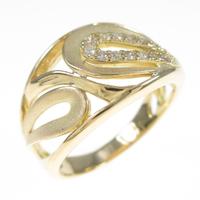 K18YG ダイヤモンドリング