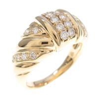 K18YG ダイヤモンドリング