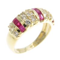 K18YG ルビーリング