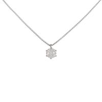 プラチナダイヤモンドネックレス 1．032ct・F・SI2・GOOD
