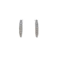 K18WG ダイヤモンドピアス