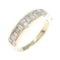 K18YG ダイヤモンドリング