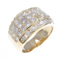 K18YG ダイヤモンドリング