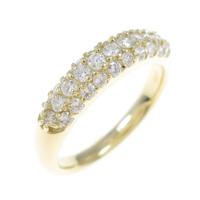 K18YG パヴェ ダイヤモンドリング