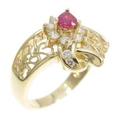 K18YG ルビーリング