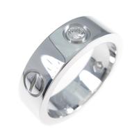 カルティエ ラブリング ハーフダイヤ リング