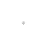 【リメイク】プラチナ／ST ダイヤモンドピアス 0．654ct・D・SI2・GOOD 片耳
