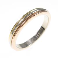 カルティエ スリーゴールドウェディングリング