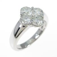 PT クローバー ダイヤモンドリング