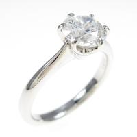 【リメイク】プラチナダイヤモンドリング 1．015ct・E・SI2・3EXT