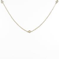 K18YG ダイヤモンドネックレス