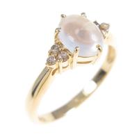 K18YG ムーンストーンリング
