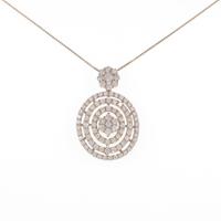 K18PG ダイヤモンドネックレス