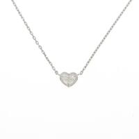 PT ハート ダイヤモンドネックレス
