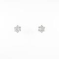 【リメイク】K18YG／ST ダイヤモンドピアス 0．623ct・0．643ct・J?L・VS2・GOOD