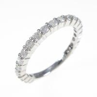 PT ハーフエタニティ ダイヤモンドリング