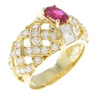 K18YG ルビーリング