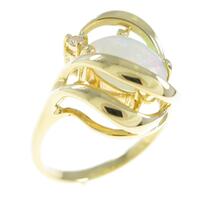 750YG オパールリング