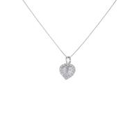 750WG／K18WG リーフ ダイヤモンドネックレス