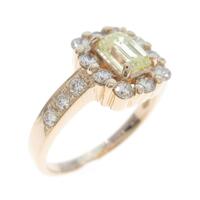 K18PG ダイヤモンドリング