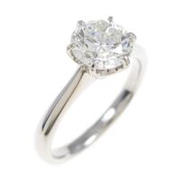 【リメイク】プラチナダイヤモンドリング 1．024ct・I・SI2・VG