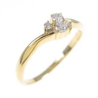 K18YG ダイヤモンドリング