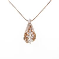 K18PG ダイヤモンドネックレス