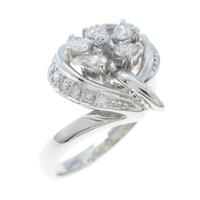 PT フラワー ダイヤモンドリング