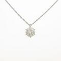 【リメイク】プラチナダイヤモンドネックレス 1．025ct・H・I1・GOOD