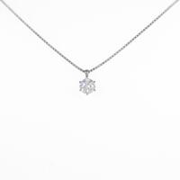 【新品】プラチナダイヤモンドネックレス 0．341ct・F・SI1・VG