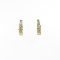 K18YG ダイヤモンドピアス