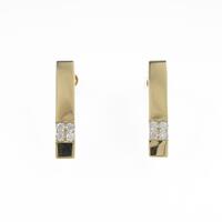 K18YG ダイヤモンドイヤリング