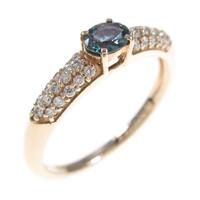 K18PG アレキサンドライトリング