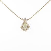 K18YG ダイヤモンドネックレス