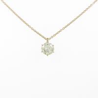 【リメイク】K18YG ダイヤモンドネックレス 0．527ct・LY・VS1・VG