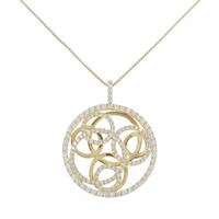 K18YG ダイヤモンドネックレス