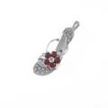 10KWG ハイヒール ガーネットペンダント